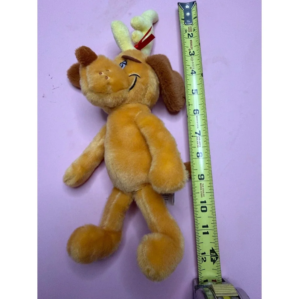 Dr Seuss The Grinch Max the Dog‎ Plush Stuffed Animal Just Play 12 Inch Antler